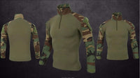 Thumbnail for Army Tactical Military Uniform Airsoft Camouflage War Proven Shirt Fast Attack Long Sleeve Shirt War Strike