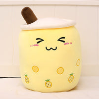 Thumbnail for Cute Fruit Drink Plush Stuffed Soft Strawberry Milk Tea Plush Boba Tea Cup Toy Bubble Tea Pillow Cushion Kids Gift