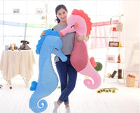 Thumbnail for Dorimytrader creative seahorse plush pillow giant stuffed cartoon Sea horse doll toy