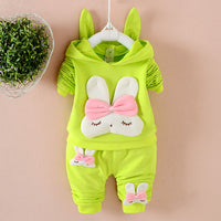 Thumbnail for Toddler Girls Clothing Outfit 2 Piece Long Sleeve Hoodie Sweatshirt Pants Outfits Set 9 24 Months