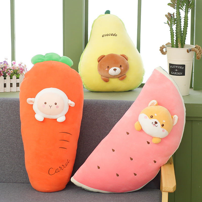 Cute Banana Pillow Carrot Doll Fruit Plush Toy