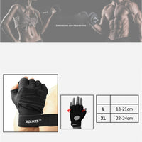 Thumbnail for Fitness Gloves Men And Women Exercise Equipment Dumbbell Exercise Weightlifting Half-Finger Gloves Training Gym Breathable Non-Slip