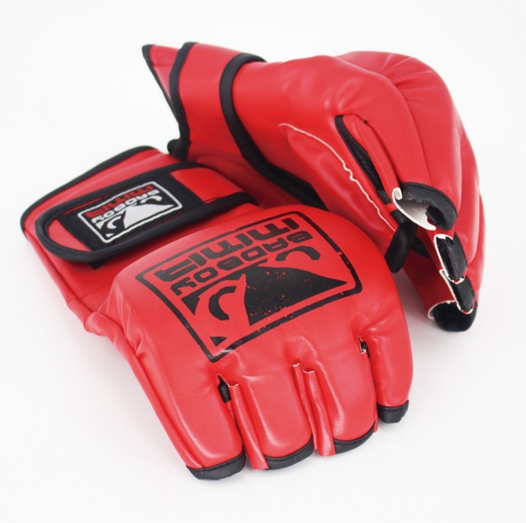 Half Finger Boxing Gloves Training Fitness Sandbag Gloves