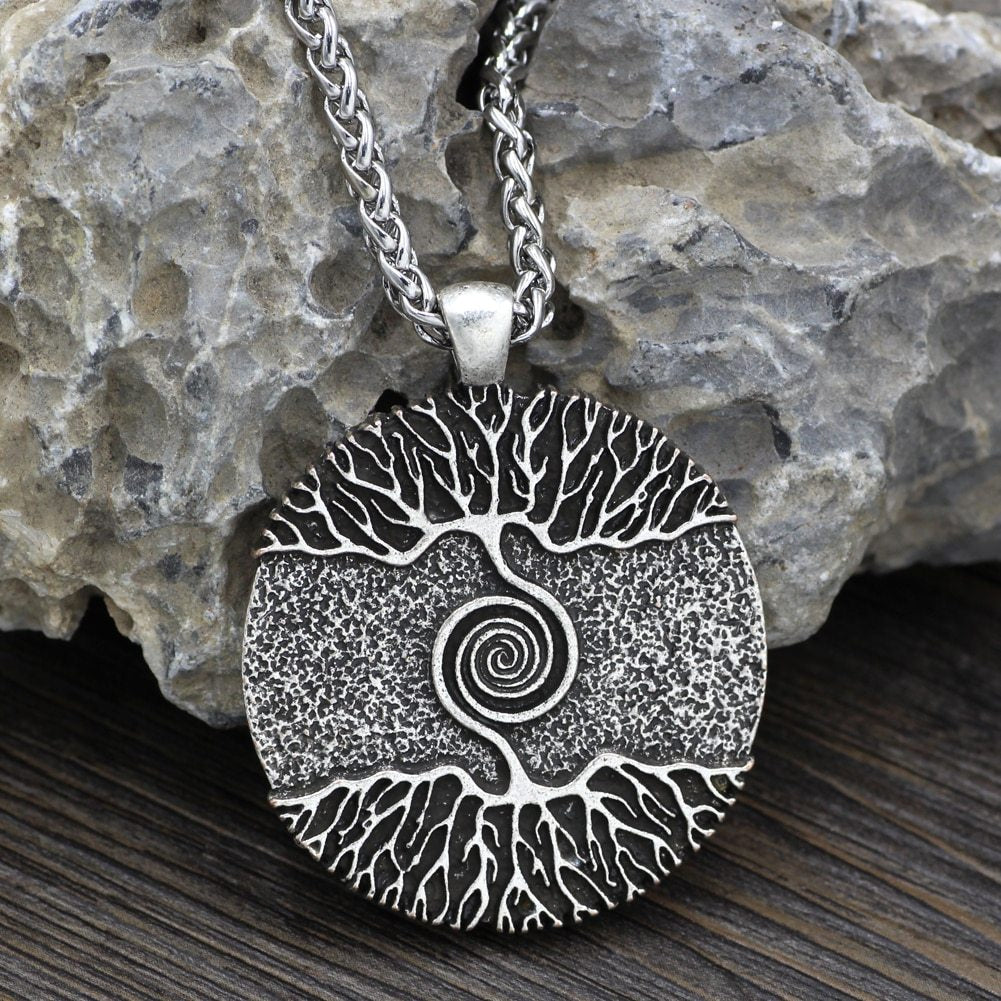 World tree double-sided pendant