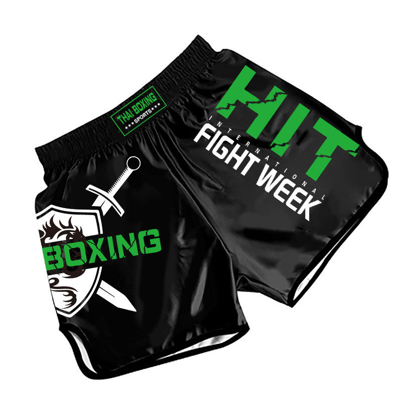 Boxing Sanda Training Fighting Shorts Male