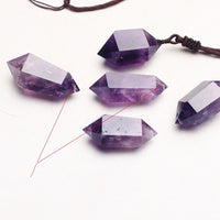 Thumbnail for Natural Amethyst Hexagonal Pendant