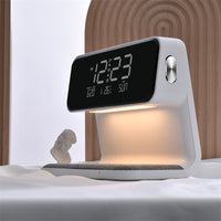 Thumbnail for Creative 3 In 1 Bedside Lamp Wireless Charging LCD Screen Alarm Clock Wireless Phone Charger