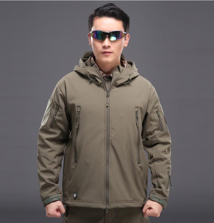 Hunting clothes Outdoor Shark Skin tad v4 Tactical millitary Softshell Jacket Suit Men Waterproof Combat Jacket