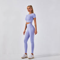 Thumbnail for Women fitness active gym seamless botee Yoga Set