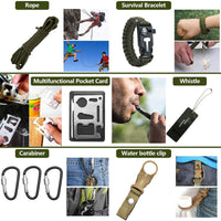 Thumbnail for Wilderness Survival First Aid Outdoor Survival Emergency Kit