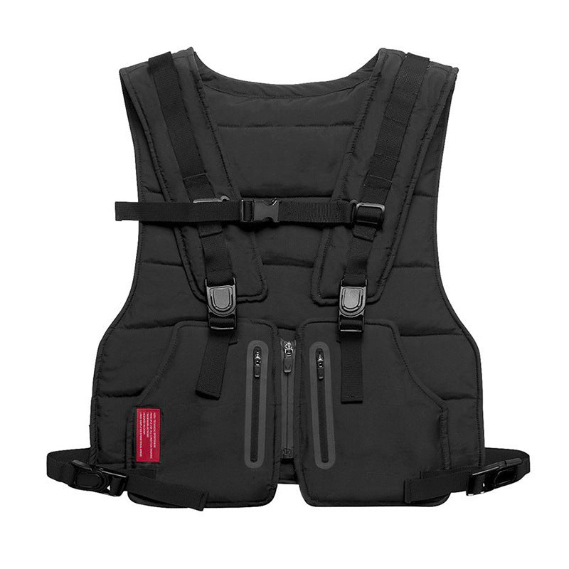 Multi-functional tactical vest printed outdoor protective vest