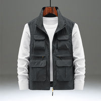 Thumbnail for Vest Multi-pocket Outdoor Work Clothes Sleeveless Waistcoat