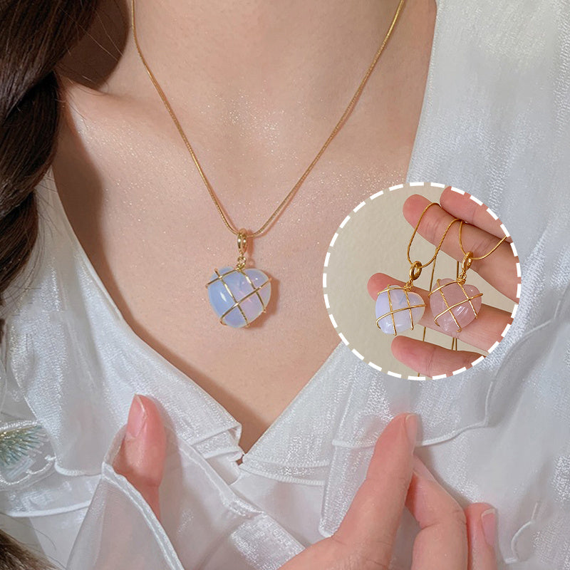 Moonstone Princess Love Necklace