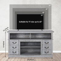 Thumbnail for Well-designed TV Cabinet Vintage Home Living Room Wood TV Stand For TVs Modern Entertainment Center Farmhouse TV Storage Cabinet